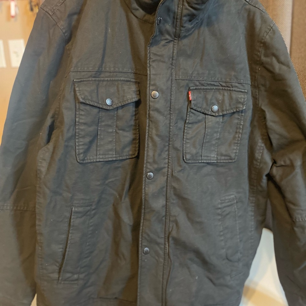 Levi's Black Military Field Jacket